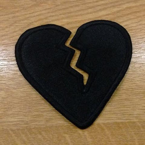 Motif Patch Valentine Cute Broken Heart