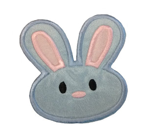 Motif Patch Cute Easter Bunny Rabbit Face