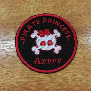 Motif Patch Personalised Name Pirate Skull