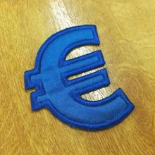 Motif Patch European Euro € Sign Logo
