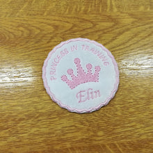 Motif Patch Personalised Name Princess Crown