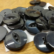 Buttons Plastic Round Fish Eye 19mm