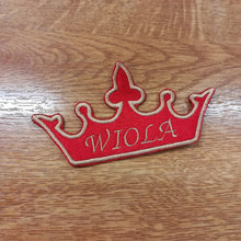 Motif Patch Personalised Name Fancy Crown
