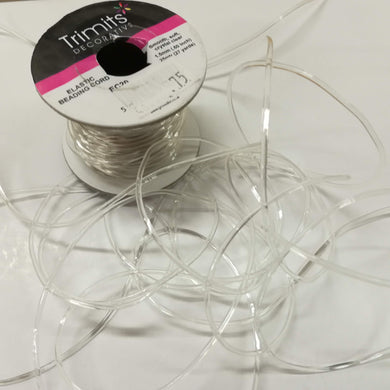 Beading Round Clear Elastic Cord 1.5mm thick