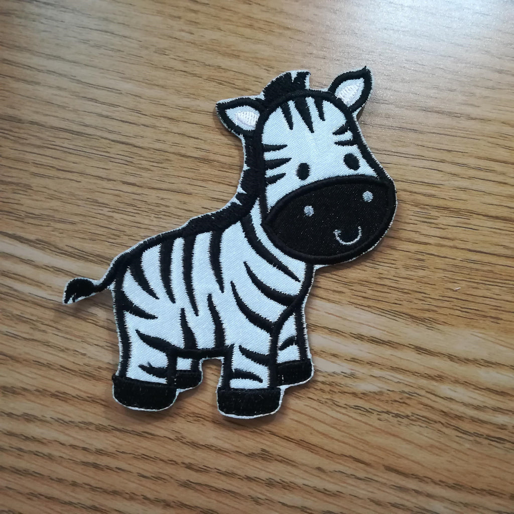 Motif Patch Cute Zebra – malenas patches