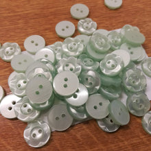 Buttons Plastic Round Fluted Edge 14mm (1.4cm)