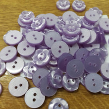 Buttons Plastic Round Fluted Edge 14mm (1.4cm)