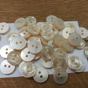 Buttons Plastic Round Striped Mix 12mm (1.2cm)
