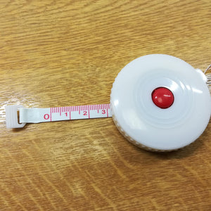 Haberdashery Compact Measuring Tape 60" / 150cm Imperial / Metric