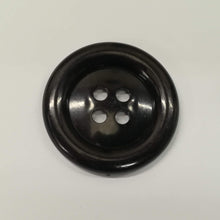 Buttons Plastic Oversize Clown XL Round Black 50mm (5cm)