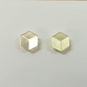 Buttons Plastic Hexagon Shank 3D Cube 11mm (1.1cm)