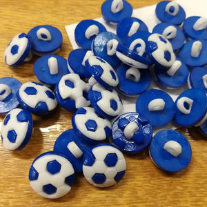 Buttons Plastic Sport Football 13mm