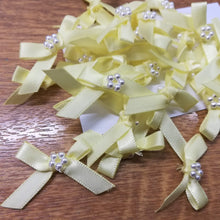 Trimmings Ribbon Satin Bows with Pearl Trim 7mm