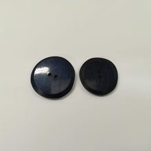 Buttons Plastic Round 2 hole Coat Navy