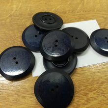 Buttons Plastic Round 2 hole Coat Navy