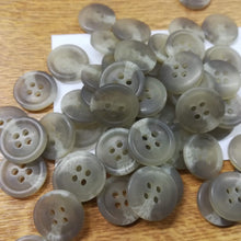 Buttons Plastic Round 4 hole 15mm (1.5cm) Tailoring Suiting Menswear