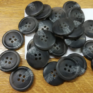 Buttons Plastic Round 4 hole 20mm (2cm) Tailoring Suiting Menswear
