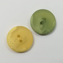 Buttons Plastic Round 2 hole 20mm (2cm) Spring shades