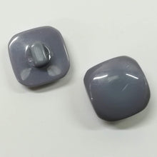 Buttons Plastic Square Shank 18mm (1.8cm) Grey