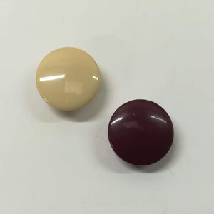 Buttons Plastic Round Shank 15mm (1.5cm)