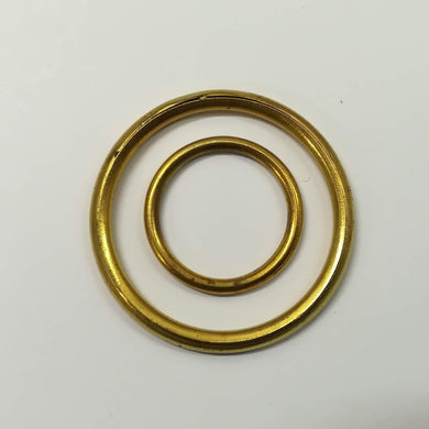 Haberdashery Metal Rings Gold