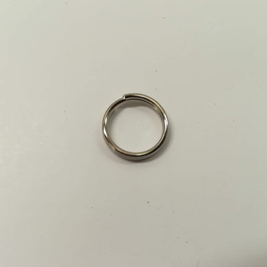 Haberdashery Metal Split Rings 12mm Silver