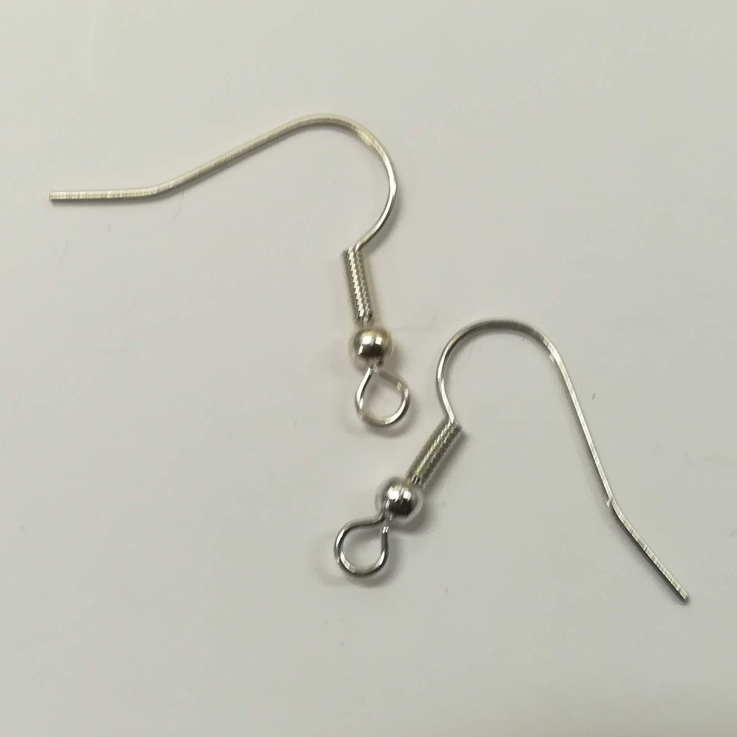 Haberdashery Findings Earing Hook Wire Silver