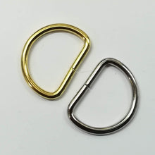 Haberdashery Brass / Nickel Metal D Rings