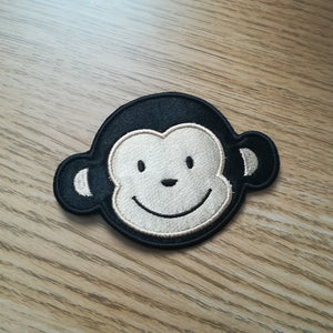 Motif Patch Cute Monkey