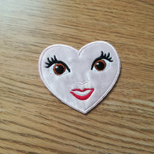 Motif Patch Toy Making Doll Face Heart Shaped