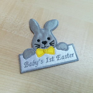 Motif Patch Personalised Name Easter Bunny