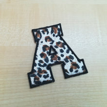 Motif Patch Font 01 Varsity Letters & Numbers Animal Leopard Prints