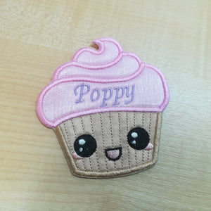 Motif Patch Personalised Name Cute Kawaii Cupcake