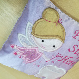 Personalised Text Tooth Fairy & Coin Pocket Door Cushion