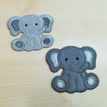 Motif Patch Cute Sitting Baby Elephant Style G