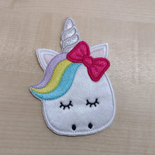 Motif Patch Cute Unicorn with Bow