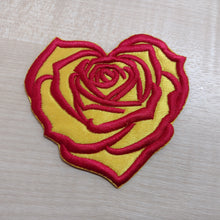 Motif Patch Day of the Dead Heart Rose