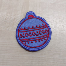 Motif Patch Christmas Cookie Bauble