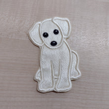 Motif Patch Labrador Puppy Dog