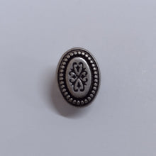 Buttons Oval Metal Shank 15mm (1.5cm) Victorian style