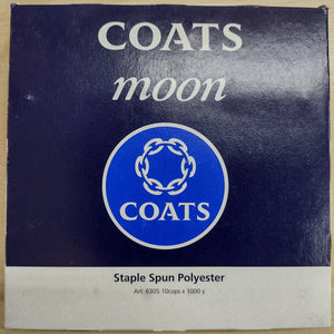 Coats Moon Thread 1,000yd spools 1 x 154 colours *FULL RANGE*