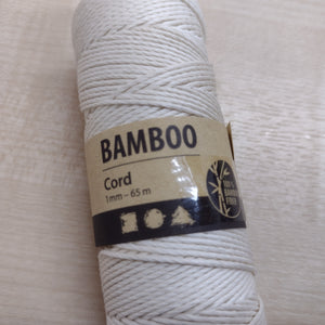 Trimming BAMBOO Cord 1mm OFF WHITE