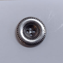 Buttons Round Metal 4 Hole 23mm (2.3cm) Denim Style