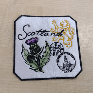 Motif Patch Scotland Travelling Stamp Tile