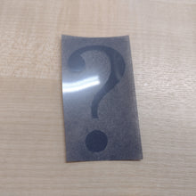 Iron on DIY Transfer Cosplay / Decor / Crafts - Riddle Question Marks Style A