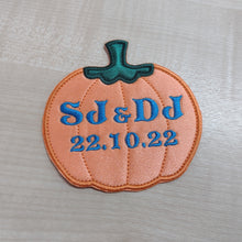 Motif Patch Personalised Name Halloween Pumpkin