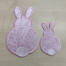 Motif Patch Plush Backwards Bunny Rabbit