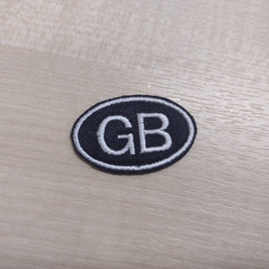 Motif Patch Mini Oval GB Logo