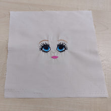 Motif Patch Toy Making Doll DIY Embroidered Face Clara