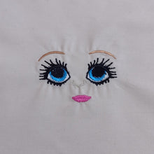 Motif Patch Toy Making Doll DIY Embroidered Face Clara
